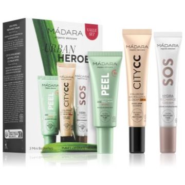 MÁDARA Urban Heroes set cadou faciale culoare Light