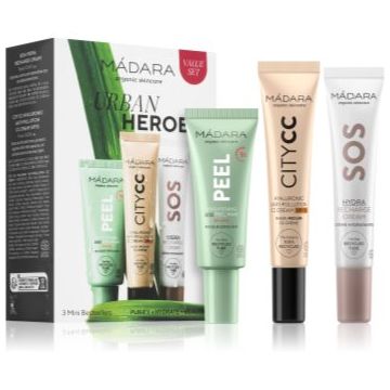 MÁDARA Urban Heroes set cadou faciale culoare Medium