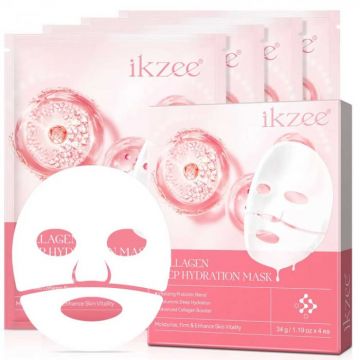 Set 4 Masti cu BIO Colagen, Formula Avansata cu Probiotice, Tehnologie Hydro-Gel, Niacinamide, Acid Hialuronic si Vitamina E Set 4 Masti cu BIO Colagen, Formula Avansata cu Probiotice, Tehnologie Hydro-Gel, Niacinamide, Acid Hialuronic si Vitamina E