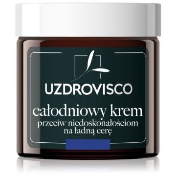 Uzdrovisco Violet All-Day Cream crema de zi hidratanta pentru pielea cu imperfectiuni