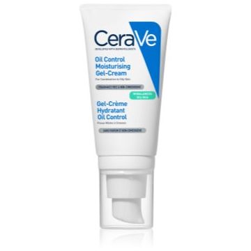 CeraVe Oil Control Moisturising Gel-Cream crema gel pentru hidratare. pentru ten mixt