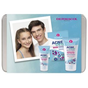 Dermacol Acne Clear set cadou pentru ten acneic