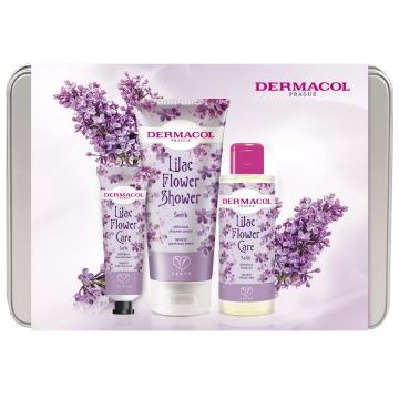 Dermacol Flower Care Lilac set cadou cu arome florale