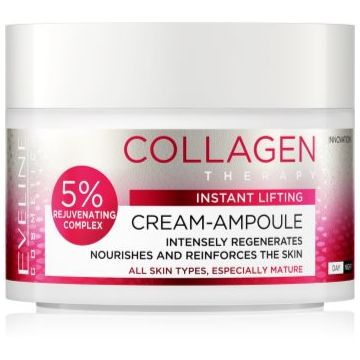Eveline Cosmetics Cream-Ampoule Collagen cremă intens hrănitoare cu efect lifting