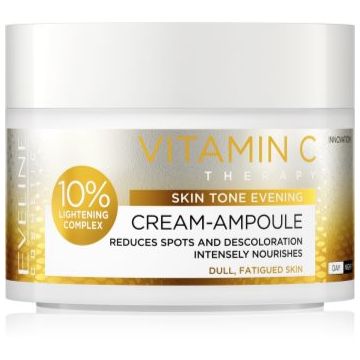 Eveline Cosmetics Cream-Ampoule Vitamin C Crema intensiva impotriva inrosirii pielii.