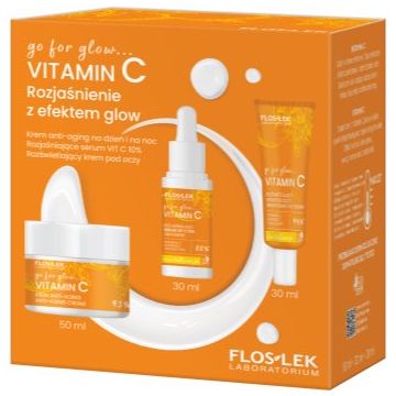 FlosLek Laboratorium Go For Glow Vitamin C set cadou pentru o piele mai luminoasa