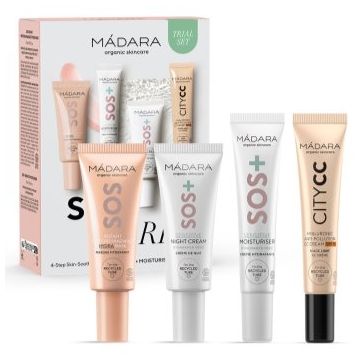 MÁDARA SOS Care set cadou faciale culoare Light