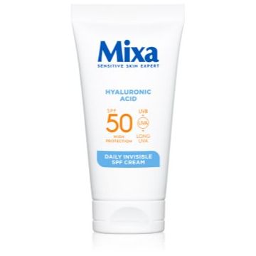 MIXA Daily Invisible SPF Cream crema de zi hidratanta SPF 50