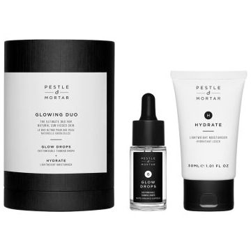 Pestle & Mortar The Glowing Duo set cadou cu efect autobronzant