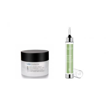 Set hidratare Bruno Vassari: Crema cu Acid Hialuronic 50ml + Booster Breathing Serum 15ml