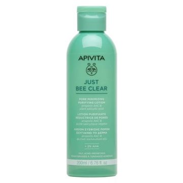 Apivita Lotiune purifianta pentru pori dilatati Just Bee Clear, 200ml