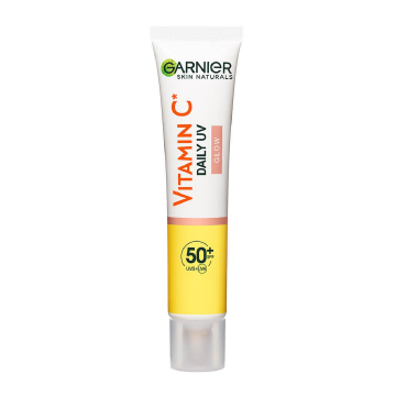 Crema fluida nuantatoare cu SPF50+ Vitamin C Skin Naturals, 40 ml, Garnier