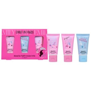 Emily In Paris Hand & Nail Cream Trio set cadou de maini