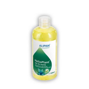 HelioPlant Ulei pentru masaj cu galbenele, musetel si luminita noptii 500 ml HelioPlant Ulei pentru masaj cu galbenele, musetel si luminita noptii 500 ml