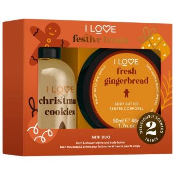 I Love Festive Treats set cadou pentru corp