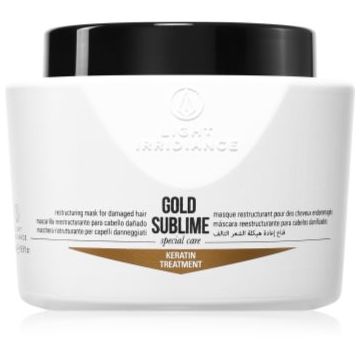 Light Irridiance Gold Sublime masca de restructurare pentru par deteriorat
