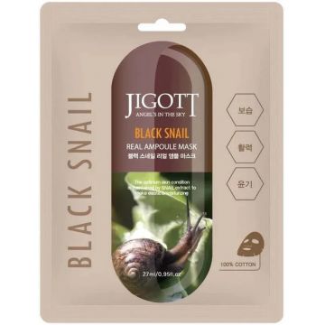 Masca Black Snail Real Ampoule Mask, 27ml, Jigott