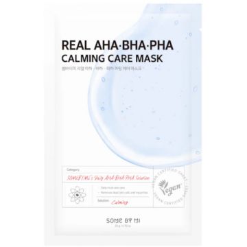 Masca servetel calmanta cu AHA, BHA si PHA, 20g, Some By Mi
