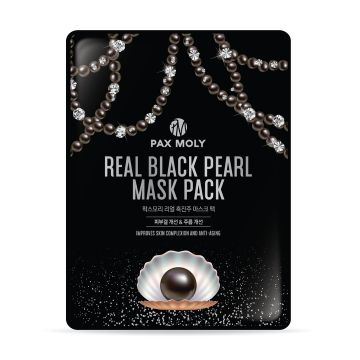 Masca tip servetel cu perle negre, 25ml, Pax Moly