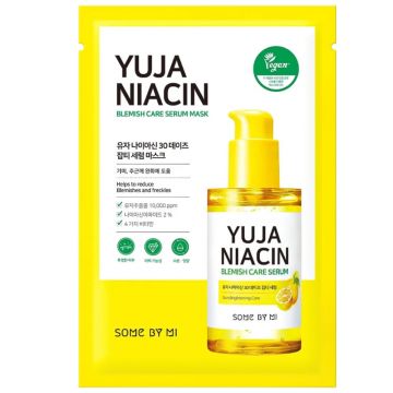 Masca tip servetel cu yuja si niacina, 25g, Some By Mi