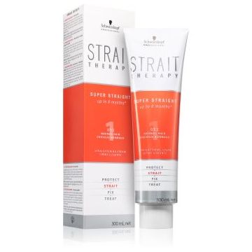 Schwarzkopf Professional STRAIT Therapy Super Straight crema pentru par cu efect de netezire