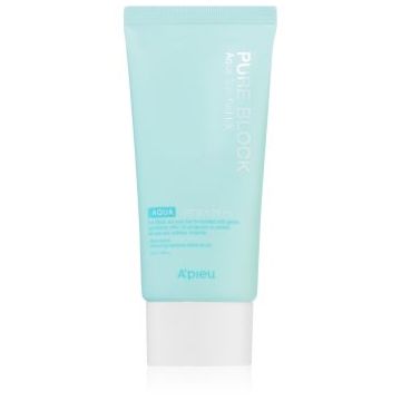 A’pieu Pure Block gel de protectie cremoasa SPF 50+