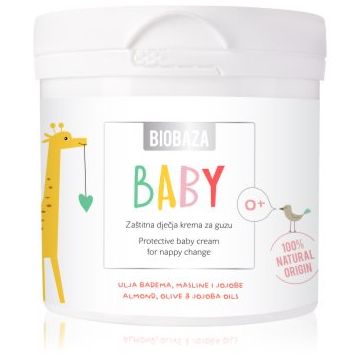 BIOBAZA Baby cremă de protecție împotriva petelor inflamate BIOBAZA Baby cremă de protecție împotriva petelor inflamate