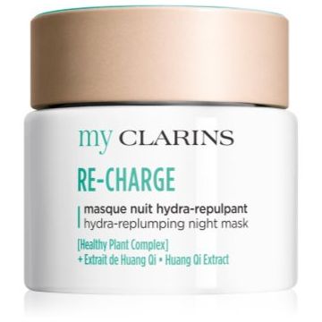Clarins My Clarins Re-Charge Hydra-Replumping Night Mask masca energizanta pentru piele pentru o piele radianta
