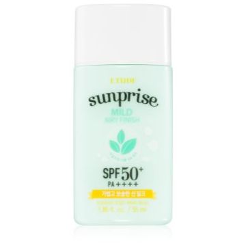 ETUDE Sunprise Mild Airy Finish fluid protector cu minerale pentru fata SPF 50+