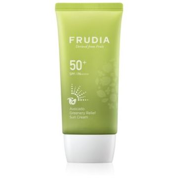 Frudia Sun Avocado Greenery Relief loțiune protectoare hidratantă pentru piele sensibilă
