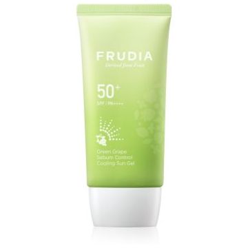 Frudia Sun Green Grape Sebum Control gel cu protectie solara hidratant pentru ten gras și mixt