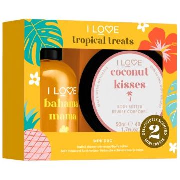 I Love Tropical Treats set cadou pentru corp