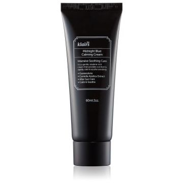 Klairs Midnight Blue Calming Cream crema cu efect calmant dupa expunere la soare pentru piele sensibila si inrosita
