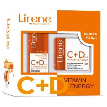 Lirene C+D PRO Vitamin Energy set cadou pentru toate tipurile de ten pentru femei