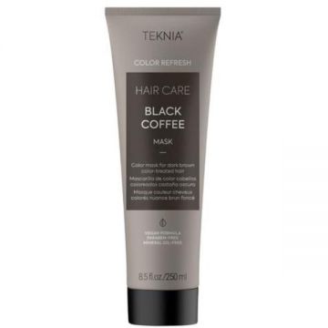 Masca coloranta pentru păr brunet, Lakme Black Coffee Mask 250 ml
