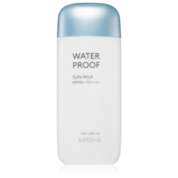 Missha All Around Safe Block Waterproof Sun Milk lapte de corp pentru soare rezistent la apa SPF 50+
