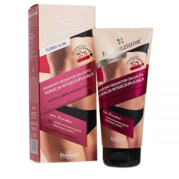 Tratament Termoactiv pentru Celulita cu Acid pentru Slabire - Farmona Nivelazione Turbo Slim Acid Anti-Cellulite Slimming Treatment Hot Therapy, 200 ml Tratament Termoactiv pentru Celulita cu Acid pentru Slabire - Farmona Nivelazione Turbo Slim Acid Anti-Cellulite Slimming Treatment Hot Therapy, 200 ml