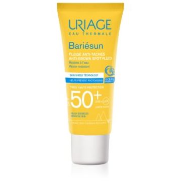 Uriage Bariésun Anti-Brown Spot Fluid SPF 50+ protective fluid cu o protectie UV ridicata