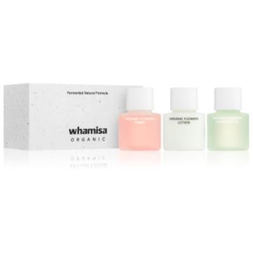 WHAMISA Organic Flowers Renewal Miniature Kit set cadou pentru o piele perfecta WHAMISA Organic Flowers Renewal Miniature Kit set cadou pentru o piele perfecta