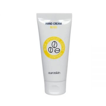Crema de maini - Bliss, cu boabe de cafea transformate, pentru toate tipurile de piele AuraSkin, 30 ml