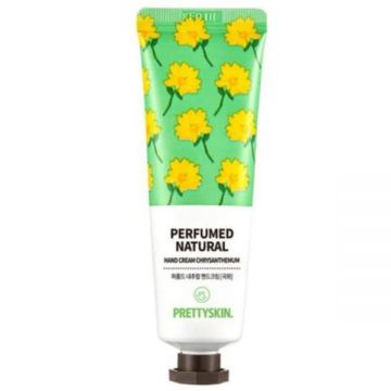 Crema de maini hidratanta cu parfum natural de Crizantema, Prettyskin, 30 ml