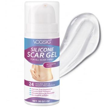 Gel Siliconic pentru Repararea Cicatricilor, Ingrijire intensiva 24 Ore, Formula Avansata Premium, 30 g
