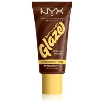 NYX Professional Makeup Buttermelt Glaze tonic fluid iluminator SPF 30