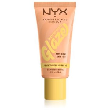 NYX Professional Makeup Buttermelt Glaze tonic fluid iluminator SPF 30