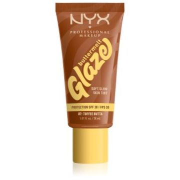 NYX Professional Makeup Buttermelt Glaze tonic fluid iluminator SPF 30