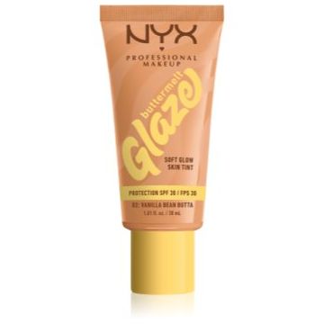 NYX Professional Makeup Buttermelt Glaze tonic fluid iluminator SPF 30
