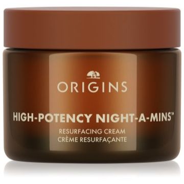 Origins High-Potency Night-A-Mins™ Resurfacing Cream With Fruit-Derived AHAs crema hidratanta de noapte pentru strălucirea și netezirea pielii