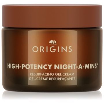 Origins High-Potency Night-A-Mins™ Oil-Free Resurfacing Gel Cream With Fruit-Derived AHAs Cremă hidratantă pentru fermitate pentru toate tipurile de ten