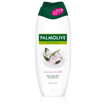 Palmolive Naturals Jasmine & Milk cremă pentru duș pentru piele neteda si delicata