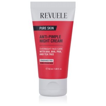 Revuele Pure Skin Anti-Pimple crema de noapte impotriva acneei